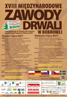 XVIII Międzynarodowe Zawody Drwali w Bobrowej