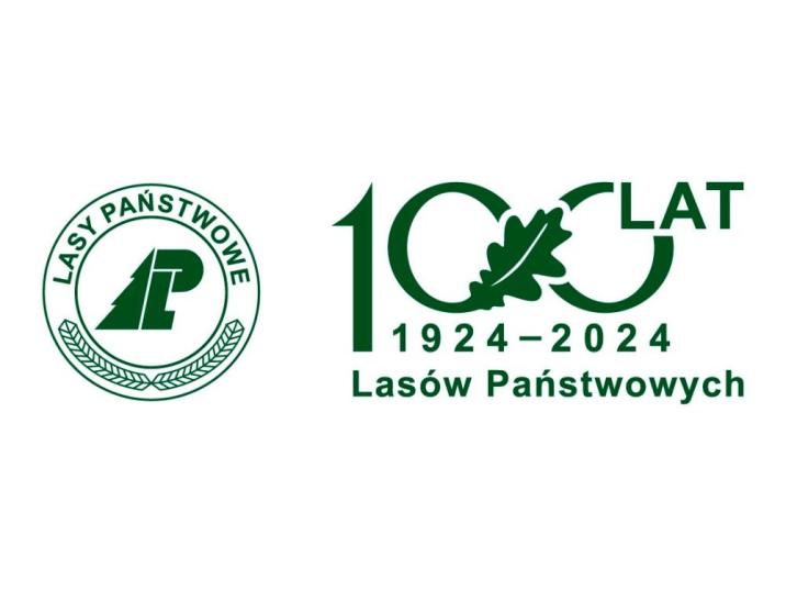Logo 100-lecia Lasów Państwowych